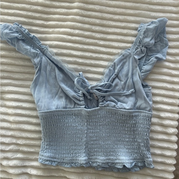 Garage blue crop top - Picture 1 of 2